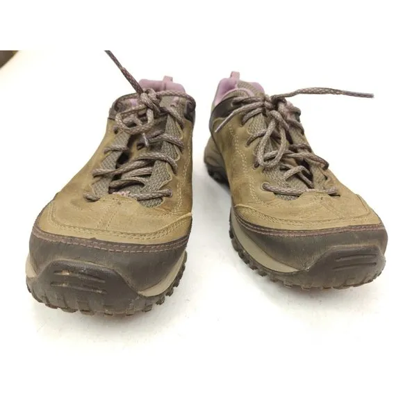 Merrell Brindle Women's Olive Leather Comfort Hiking/ Trail Shoes J48314 Size 8