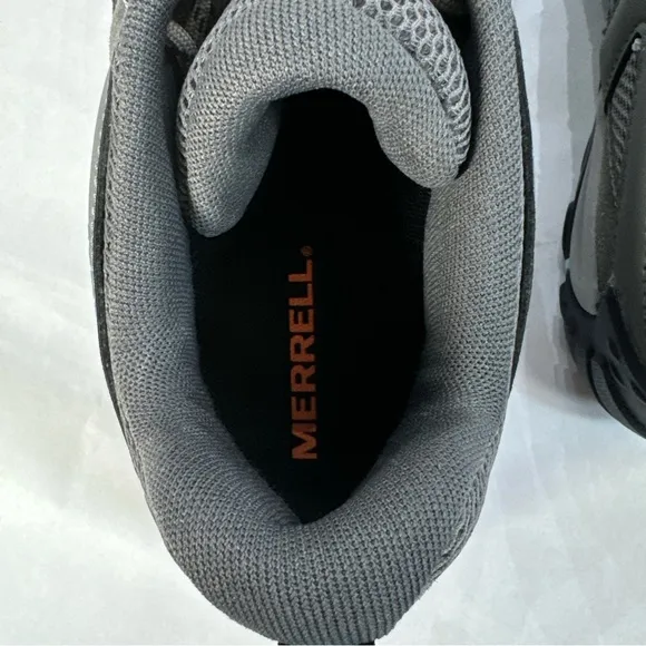 Merrell Deverta 2 Waterproof Charcoal Grey Leather Hiking Shoes Women’s Size 9