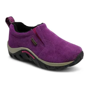 Merrell Jungle Moc J95609 Kid's 4 Purple Suede Frosty Waterproof Shoes ZPO2377