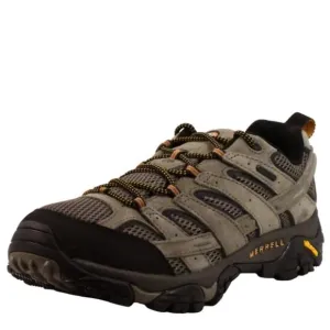 MERRELL MEN'S MOAB 2 WATERPROOF HIKING BOOT, WALNUT