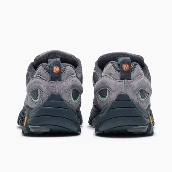 Merrell Moab 2 J06028 Hiking Shoes Women's Gray Suede Leather Waterproof MER809