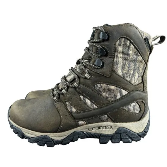 Merrell Moab Timber Thermo 8&quot; WP EH Espresso Brown Boots Men's Sizes 8-13