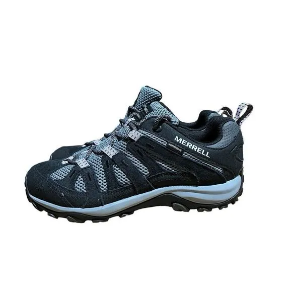 Merrell Womens 10 Black Alverstone 2 Waterproof Hiking Shoes J037064