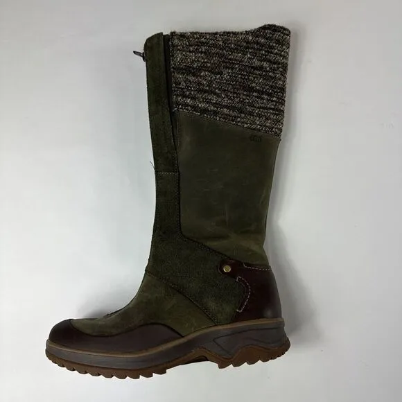 Merrell Womens 7 Green Eventyr Bungee Cord 42366 Mid-Calf Active Heat Boots Warm