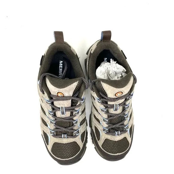Merrell Women’s Moab 3 WP Hiking Shoes Brindle WIDE