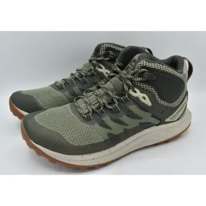 Merrell Womens Size 8 Antora 3 Mid Lichen Waterproof Hiking Trail Running Shoes