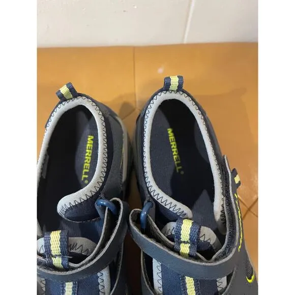 Merrell Youth Unisex Size 7 Hydro H2O‎ Hiker Sandal Sport Waterproof Water Shoes