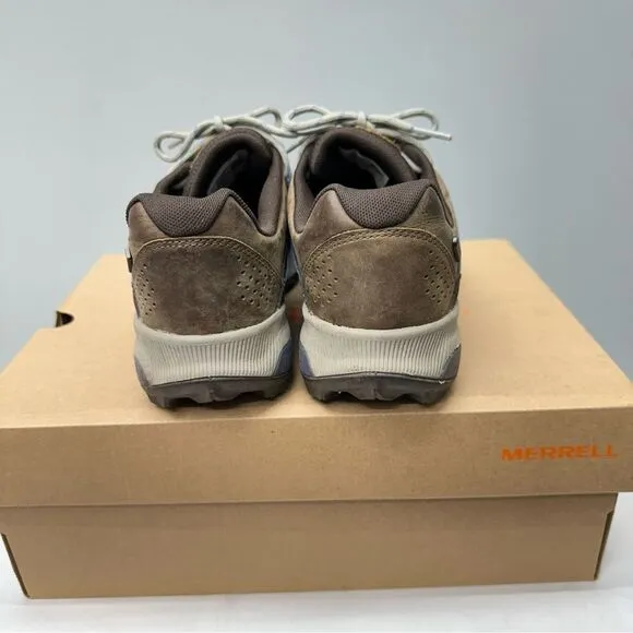 Merrell zion cloudy waterproof brown leather hiking adventure shoes women's 9