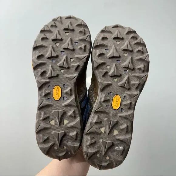 Merrell zion cloudy waterproof brown leather hiking adventure shoes women's 9