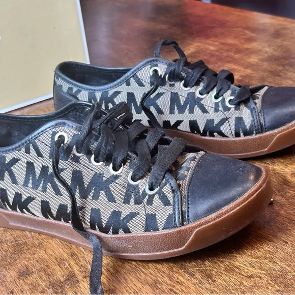 Michael Kors Black and Tan Shoes