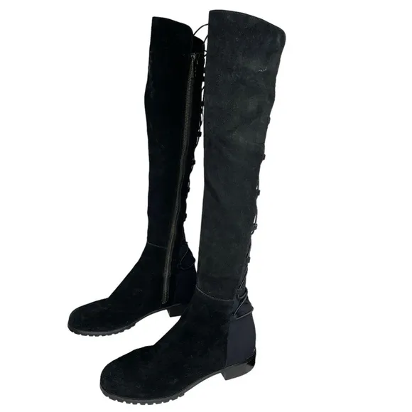 Michael Kors Black‎ Leather Tall Boots