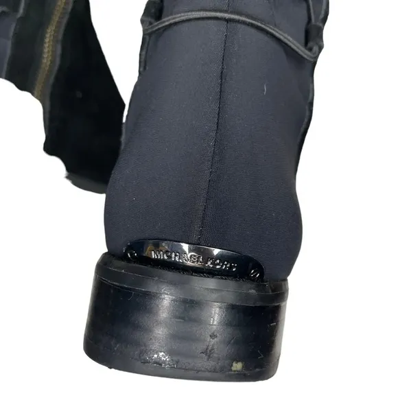 Michael Kors Black‎ Leather Tall Boots