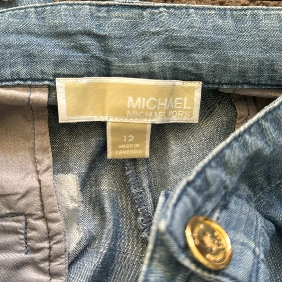 MICHAEL KORS Jeans Size 12 Straight Legs Light Blue Jeans