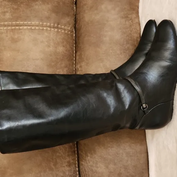 Migliorini Italian leather tall boots