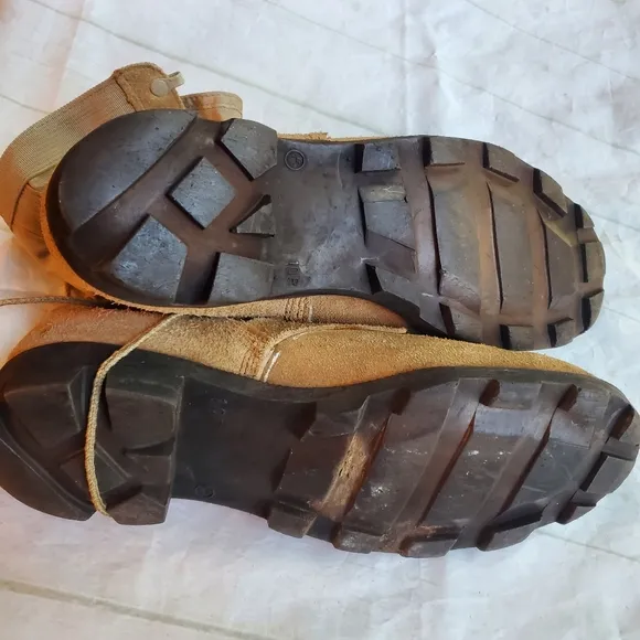 MILITARY RO-SEARCH DESERT STORM COMBAT TACTICAL ARMY JUNGLE BOOTS TAN SIZE 10R