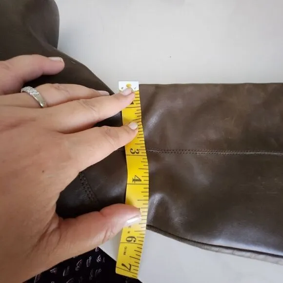 Miss sixty brown heeled leather boots