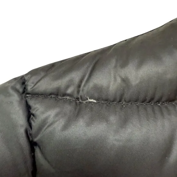 MONCLER Lans Light Weight Down Jacket Black Puffer Womens Est. Size XXS