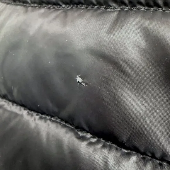 MONCLER Lans Light Weight Down Jacket Black Puffer Womens Est. Size XXS