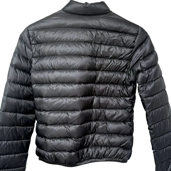 MONCLER Lans Light Weight Down Jacket Black Puffer Womens Est. Size XXS