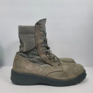 Mondo PT UFCW Men's Green Genuine Leather Military Combat Boots US Size 10.5R