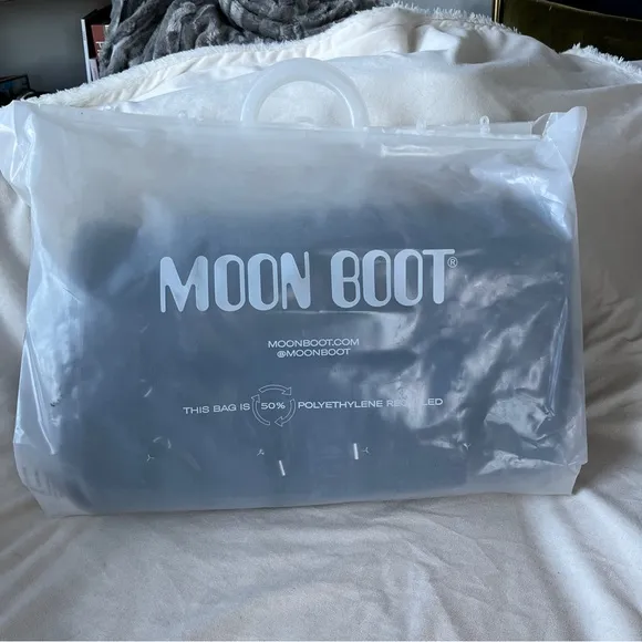 Moon Boot Glitter Icon Boots Glitter Snow Boots Size 42/44 US 9/10.5 NWT