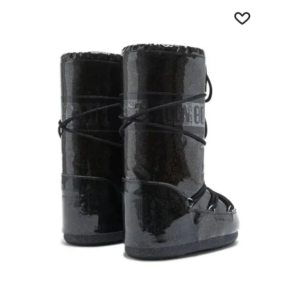 Moon Boot Glitter Icon Boots Glitter Snow Boots Size 42/44 US 9/10.5 NWT