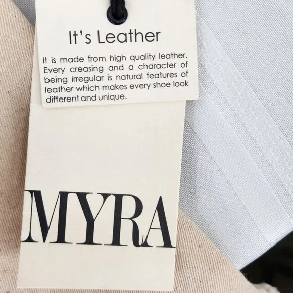 MYRA BAG Mignon Espadrille Hair-On Black &amp; White Western Sandals 6-10 NWT