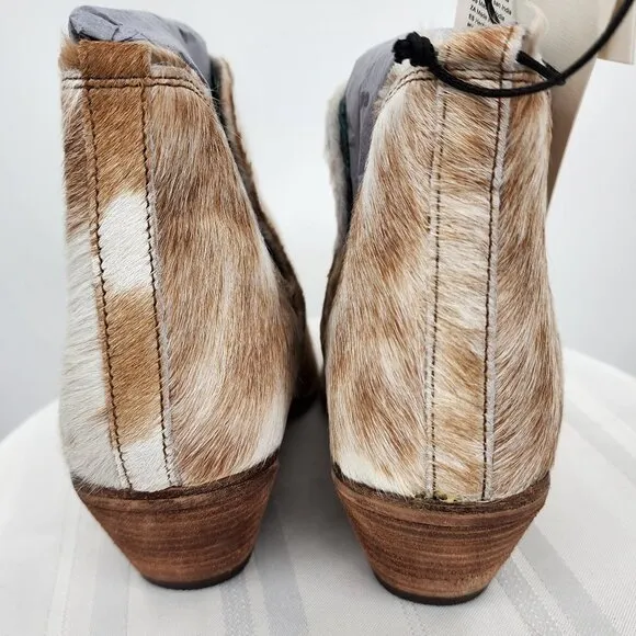 MYRA BAG Sunset Bloom Hair On Shortie Split  Cowboy Boots  6-10 NWT
