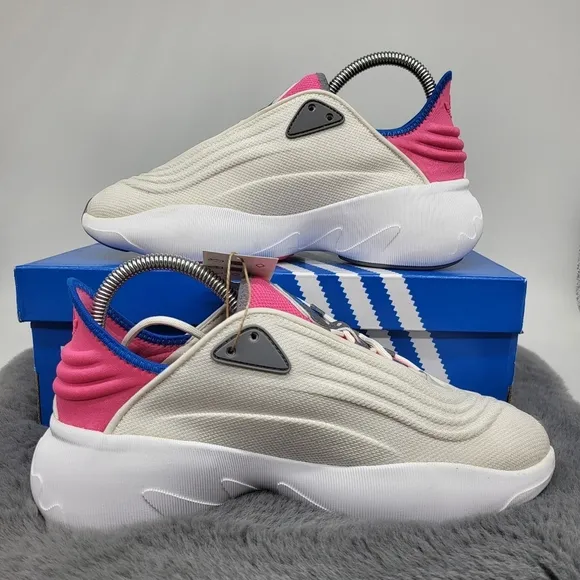 New Adidas adiFOM SLTN 'Cream Pink White' Women's Running Shoes Size 9.5