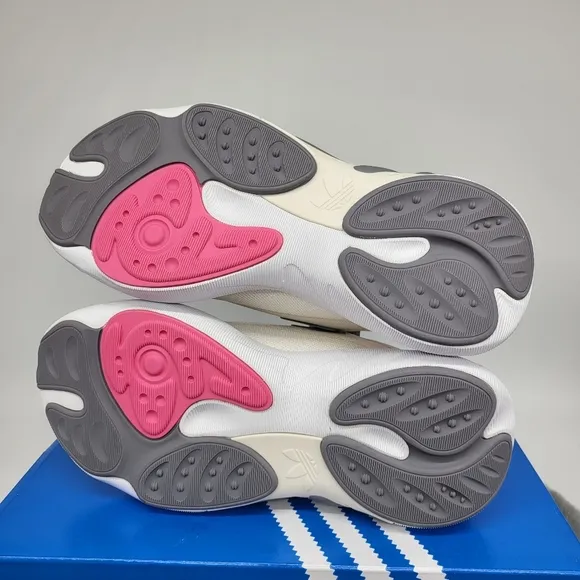New Adidas adiFOM SLTN 'Cream Pink White' Women's Running Shoes Size 9.5
