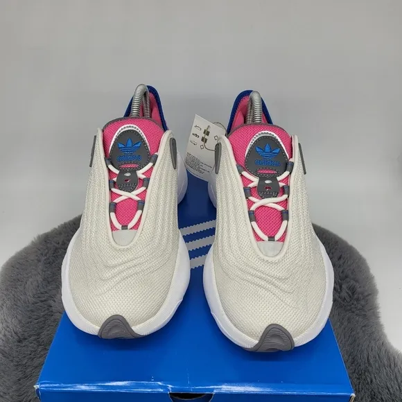 New Adidas adiFOM SLTN 'Cream Pink White' Women's Running Shoes Size 9.5