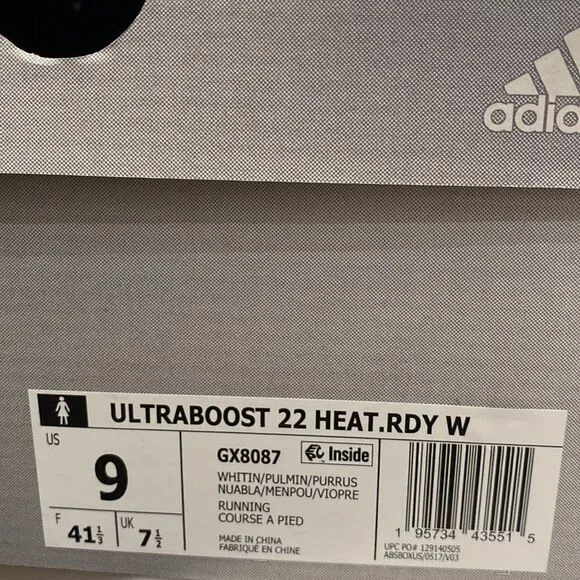 New Adidas Ultraboost 22 Heat.Rdy Running Shoes Sneakers 9
