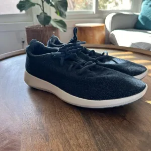 NEW* Allbirds Wool Runner Mizzle Blue/White Athletic Comfort Shoes