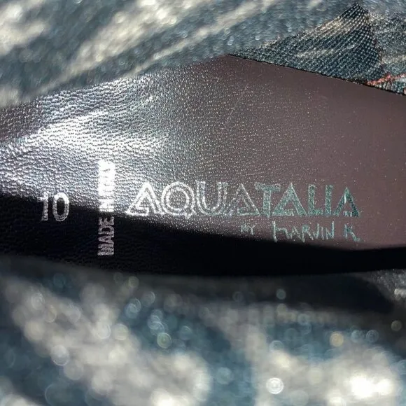 NEW AQUATALIA Roma Waterproof Suede Leather Side Zip Buckle Ankle Bootie