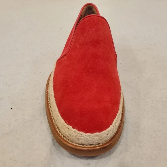 New Aquatalia Zayn Suede Loafer Red Size 9 Shoes
