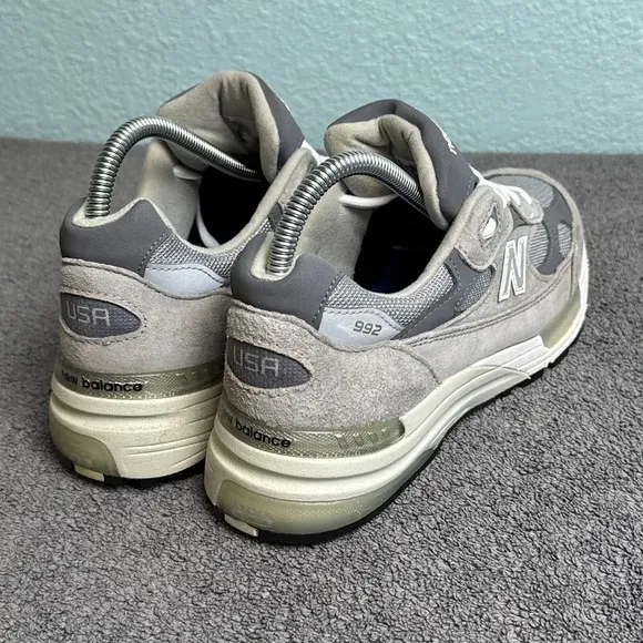 New Balance 992 Grey Mens 6.5 Shoes Sneakers M992GR Steve Jobs Insoles Replaced