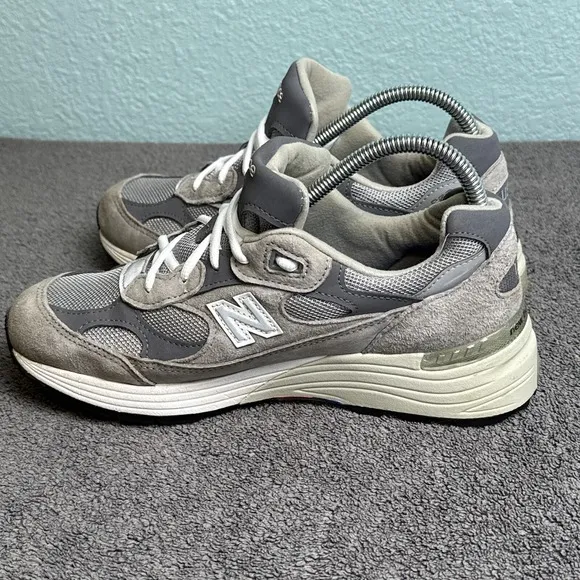 New Balance 992 Grey Mens 6.5 Shoes Sneakers M992GR Steve Jobs Insoles Replaced