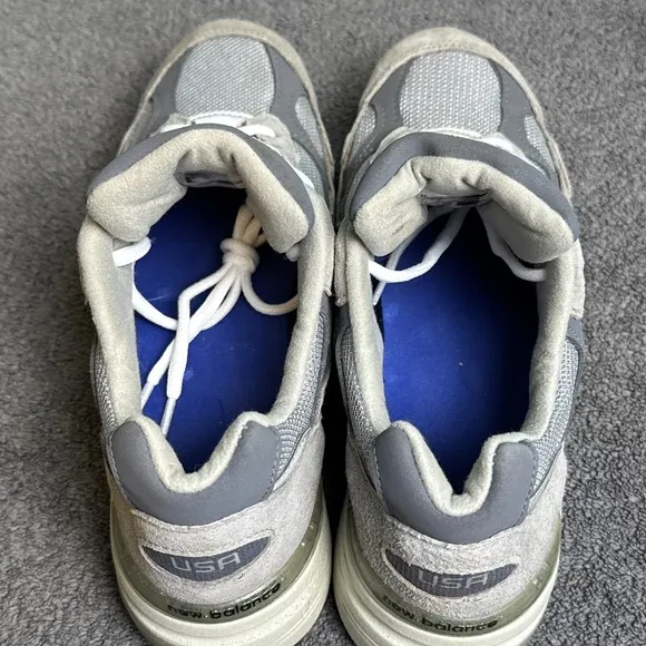 New Balance 992 Grey Mens 6.5 Shoes Sneakers M992GR Steve Jobs Insoles Replaced