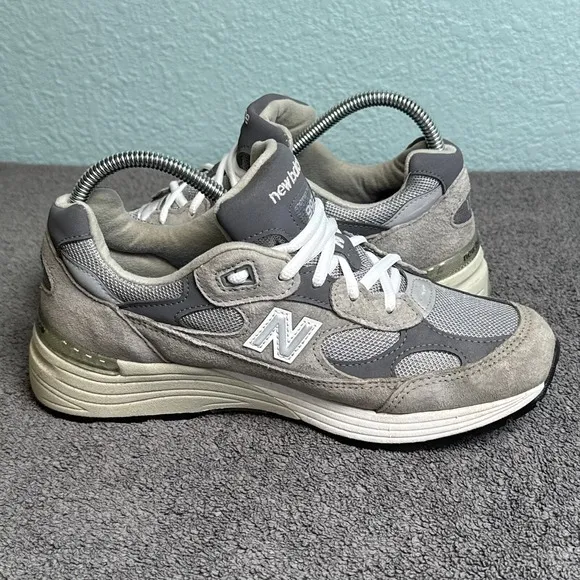 New Balance 992 Grey Mens 6.5 Shoes Sneakers M992GR Steve Jobs Insoles Replaced