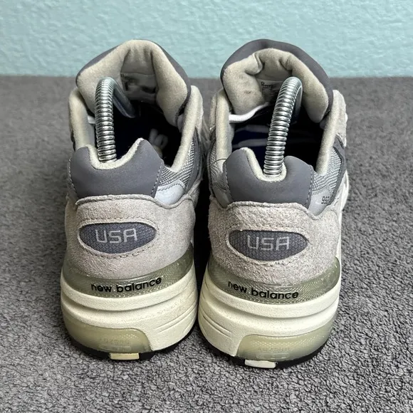 New Balance 992 Grey Mens 6.5 Shoes Sneakers M992GR Steve Jobs Insoles Replaced