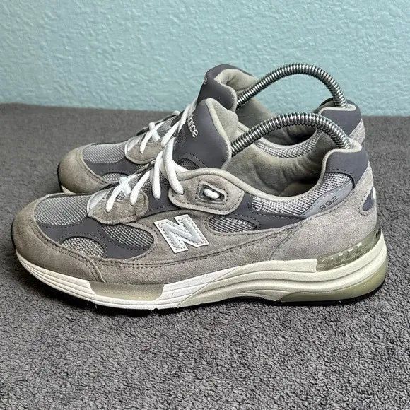 New Balance 992 Grey Mens 6.5 Shoes Sneakers M992GR Steve Jobs Insoles Replaced