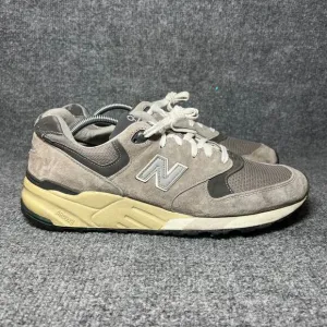 New Balance 998 Men 12 Sneakers Gray Silver Suede Leather Running Athletic Shoes