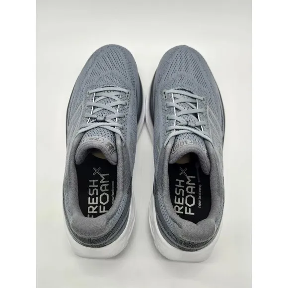 New Balance Fresh Foam X 1080v13 Running Shoes Mens Sz 8 Grey Sneaker M1080G13