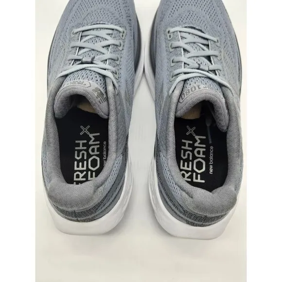 New Balance Fresh Foam X 1080v13 Running Shoes Mens Sz 8 Grey Sneaker M1080G13