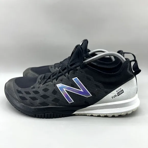 New Balance FuelCore Quick V3 Sneakers Men Size 13 D Black White Running Comfort