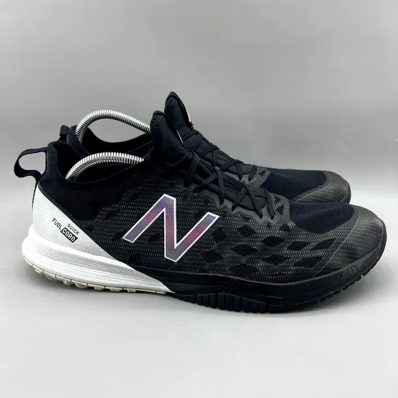 New Balance FuelCore Quick V3 Sneakers Men Size 13 D Black White Running Comfort