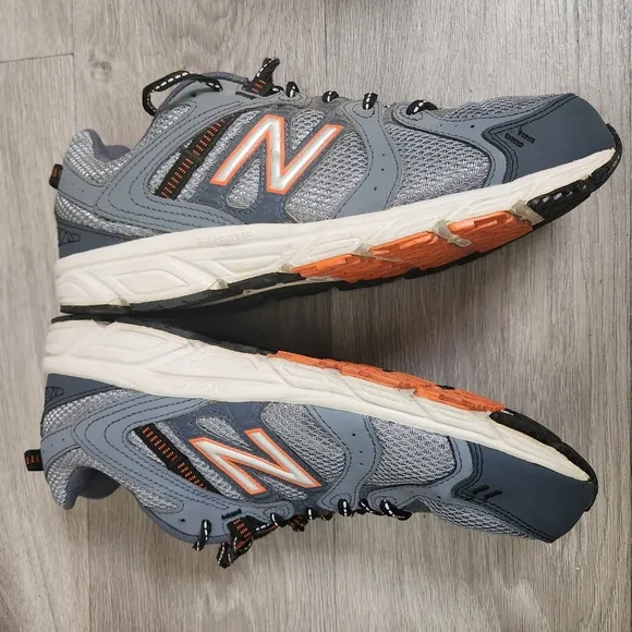 New Balance Gray Orange Shoes Size   9 Model 402 Running Comfort Activewear