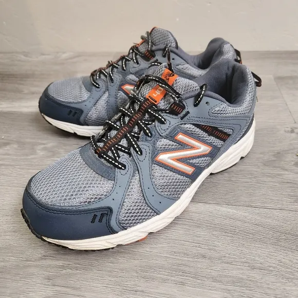 New Balance Gray Orange Shoes Size   9 Model 402 Running Comfort Activewear
