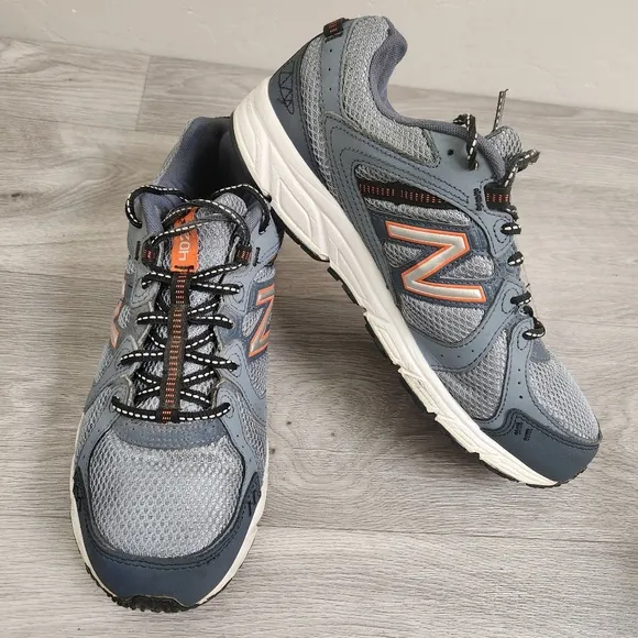 New Balance Gray Orange Shoes Size   9 Model 402 Running Comfort Activewear