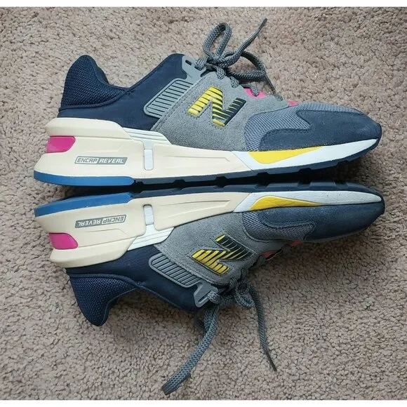 New Balance Mens 997S Gunmetal Natural Indigo Size 10